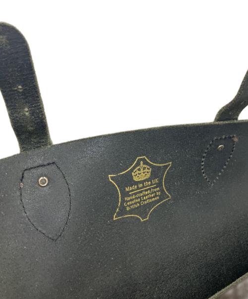 The leather Satchel（ザレザーサッチェル）the leather satchel (ザレザーサッチェル) ショルダーバッグ ダークブラウンの古着・服飾アイテム