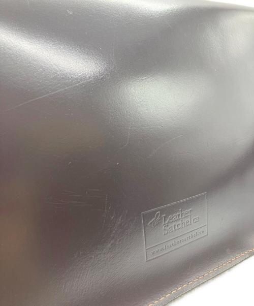 The leather Satchel（ザレザーサッチェル）the leather satchel (ザレザーサッチェル) ショルダーバッグ ダークブラウンの古着・服飾アイテム