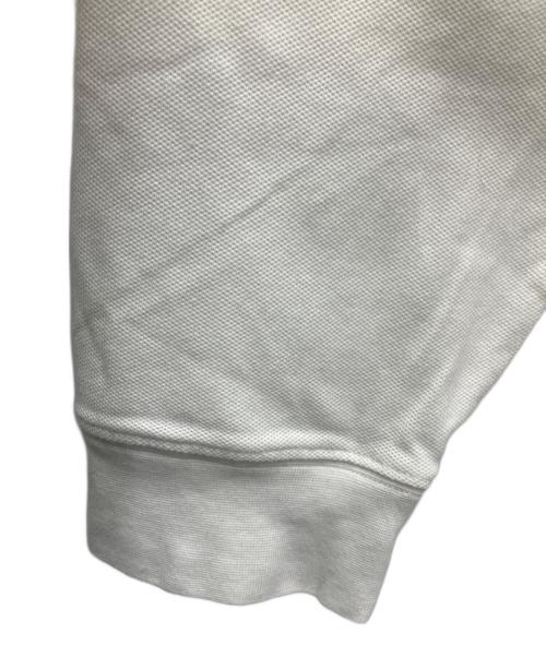 LACOSTE（ラコステ）LACOSTE (ラコステ) 比翼フロントロングスリーブポロシャツ ホワイト サイズ:XXLの古着・服飾アイテム