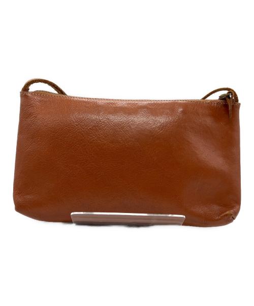 IL BISONTE（イル ビゾンテ）IL BISONTE (イル ビゾンテ) レザーショルダーバッグ ブラウンの古着・服飾アイテム