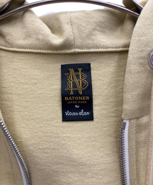 BATONER（バトナ―）BATONER (バトナ―) ジップパーカー カーキ サイズ:3の古着・服飾アイテム