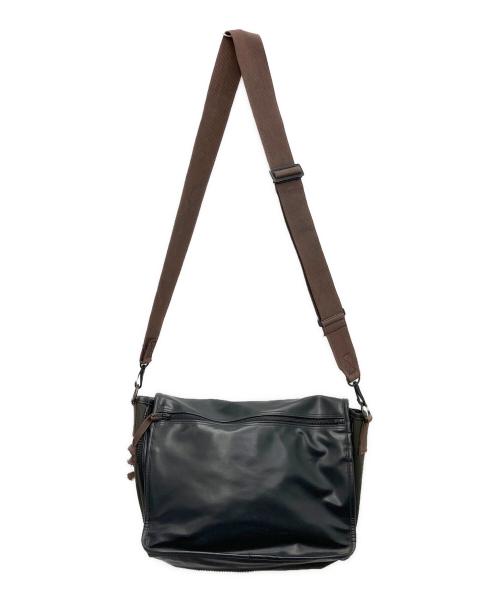 LUGGAGE LABEL（ラゲッジ レーベル）LUGGAGE LABEL (ラゲッジ レーベル) メッセンジャーショルダーバッグ グレー×オリーブの古着・服飾アイテム