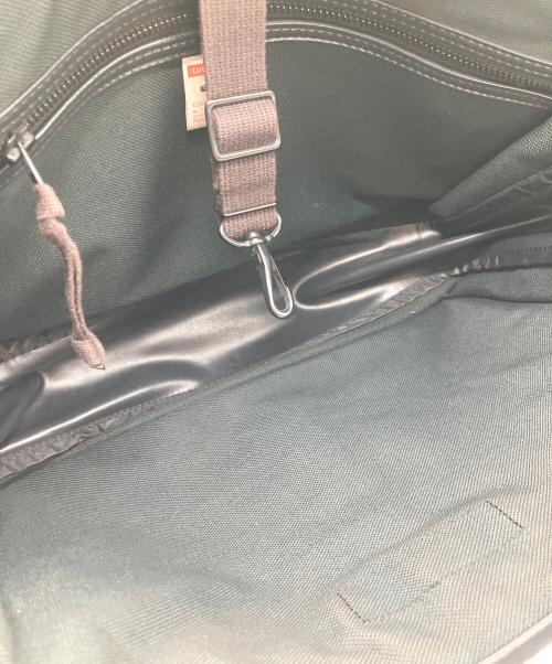 LUGGAGE LABEL（ラゲッジ レーベル）LUGGAGE LABEL (ラゲッジ レーベル) メッセンジャーショルダーバッグ グレー×オリーブの古着・服飾アイテム