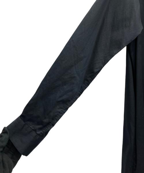 noir kei ninomiya（ノワール ケイ ニノミヤ）noir kei ninomiya (ノワール ケイ ニノミヤ) フリル長袖ワンピース ブラック サイズ:Sの古着・服飾アイテム