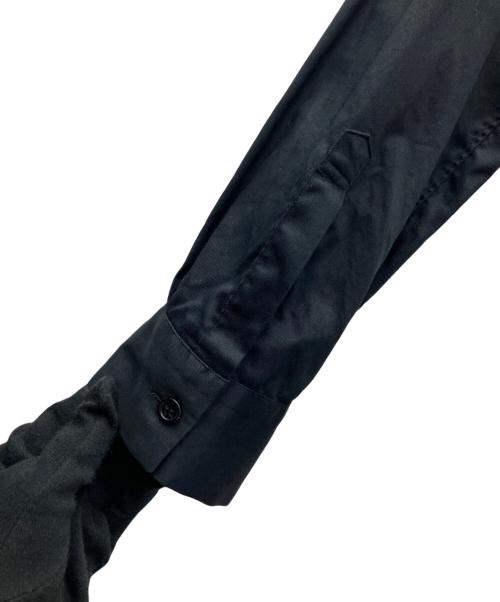 noir kei ninomiya（ノワール ケイ ニノミヤ）noir kei ninomiya (ノワール ケイ ニノミヤ) フリル長袖ワンピース ブラック サイズ:Sの古着・服飾アイテム