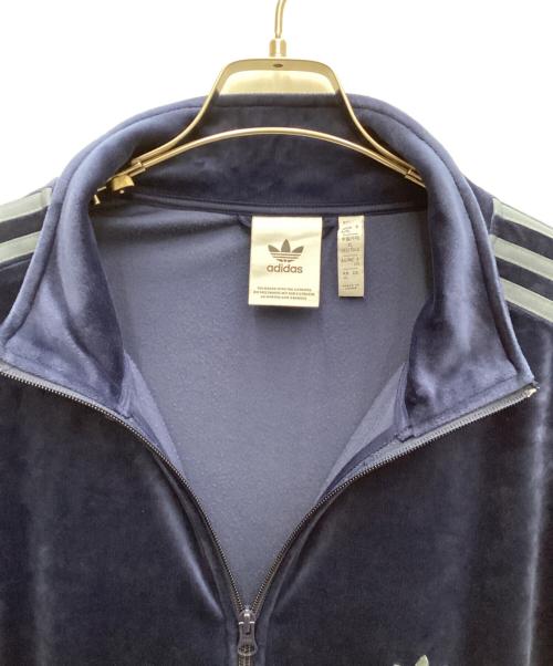 adidas Originals（アディダスオリジナル）adidas Originals (アディダスオリジナル) ベロア トラックジャケット ネイビー サイズ:2XLの古着・服飾アイテム