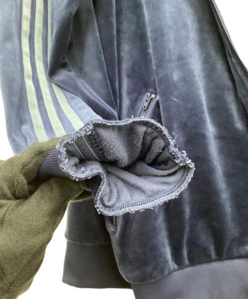 adidas Originals（アディダスオリジナル）adidas Originals (アディダスオリジナル) ベロア トラックジャケット ネイビー サイズ:2XLの古着・服飾アイテム