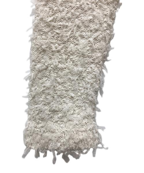 TORRAZZO DONNA（トラッゾドンナ）TORRAZZO DONNA (トラッゾドンナ) ファンシーヤーンコンパクトジャケット アイボリー サイズ:SIZE Freeの古着・服飾アイテム