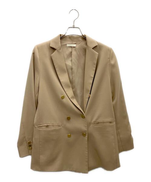 Loungedress（ラウンジドレス）Loungedress (ラウンジドレス) ジャケット ベージュ サイズ:SIZEFREEの古着・服飾アイテム