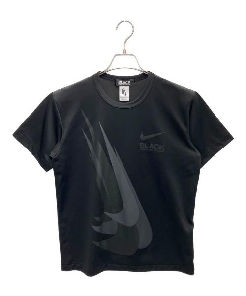 NIKE（ナイキ）NIKE (ナイキ) COMME des GARCONS (コムデギャルソン) プリントTシャツ ブラック サイズ:Mの古着・服飾アイテム