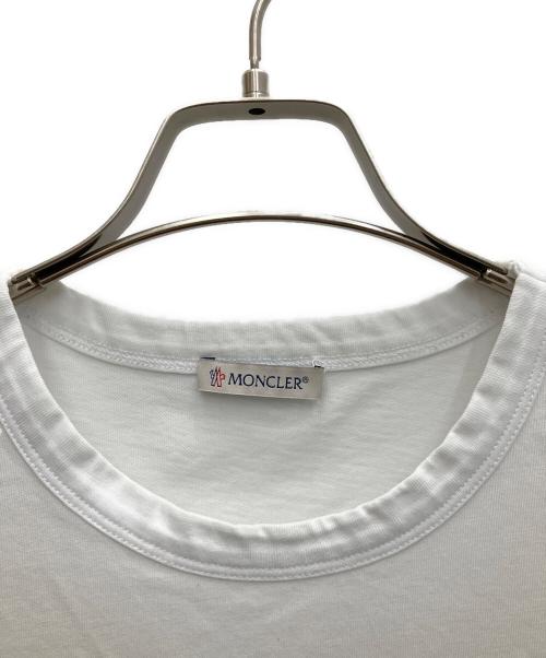 MONCLER（モンクレール）MONCLER (モンクレール) MAGLIA T-SHIRTS ホワイト サイズ:Mの古着・服飾アイテム