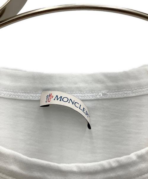 MONCLER（モンクレール）MONCLER (モンクレール) MAGLIA T-SHIRTS ホワイト サイズ:Mの古着・服飾アイテム