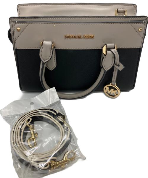 MICHAEL KORS（マイケル・コース）MICHAEL KORS (マイケルコース) 2WAYハンドバック ブラックの古着・服飾アイテム