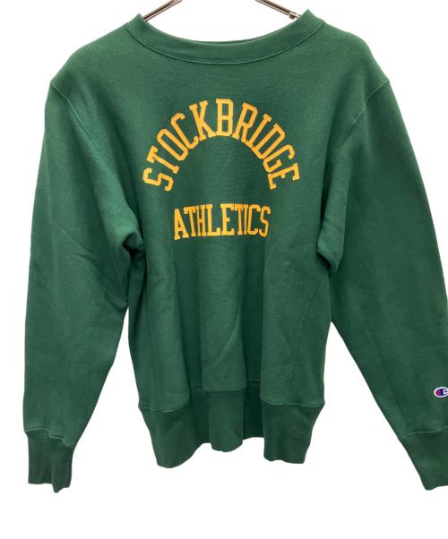 Champion（チャンピオン）Champion (チャンピオン) スウェット グリーン サイズ:Lの古着・服飾アイテム