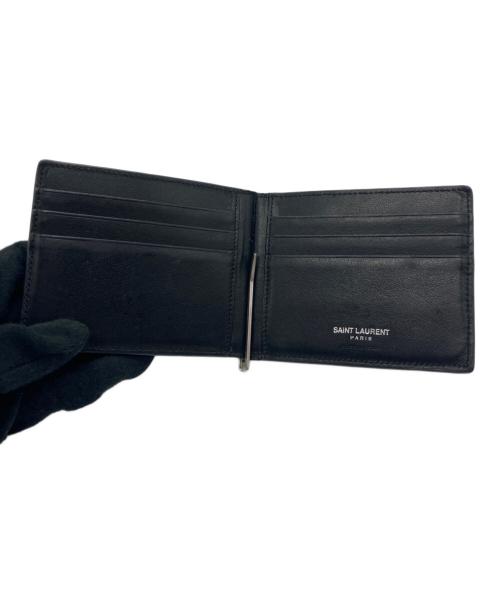 Saint Laurent Paris（サンローランパリ）Saint Laurent Paris (サンローランパリ) カードケース ブラックの古着・服飾アイテム