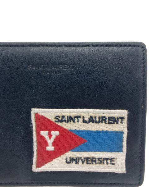 Saint Laurent Paris（サンローランパリ）Saint Laurent Paris (サンローランパリ) カードケース ブラックの古着・服飾アイテム