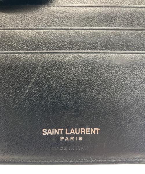 Saint Laurent Paris（サンローランパリ）Saint Laurent Paris (サンローランパリ) カードケース ブラックの古着・服飾アイテム