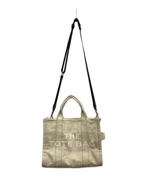 MARC JACOBS（マークジェイコブス）MARC JACOBS (マークジェイコブス) ザ キャンバス トート バッグ ミディアム アイボリーの古着・服飾アイテム