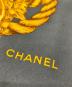 中古・古着 CHANEL (シャネル) シルクスカーフ グレー×ゴールド：15000円