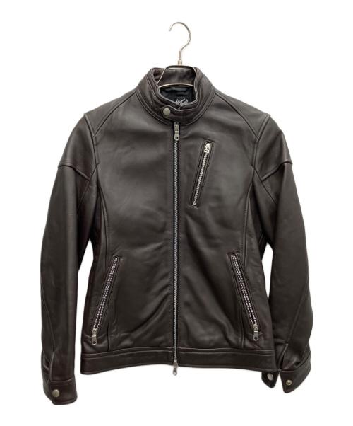 RATTLE TRAP（ラトルトラップ）RATTLE TRAP (ラトルトラップ) シングルライダースジャケット ブラウン サイズ:Sの古着・服飾アイテム