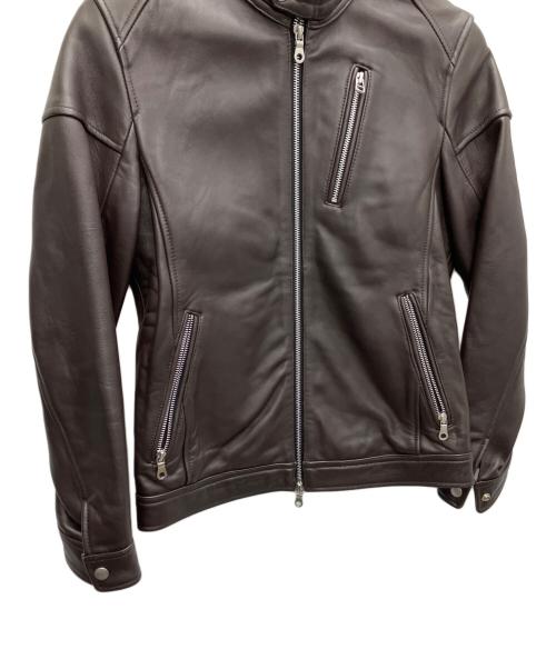 RATTLE TRAP（ラトルトラップ）RATTLE TRAP (ラトルトラップ) シングルライダースジャケット ブラウン サイズ:Sの古着・服飾アイテム