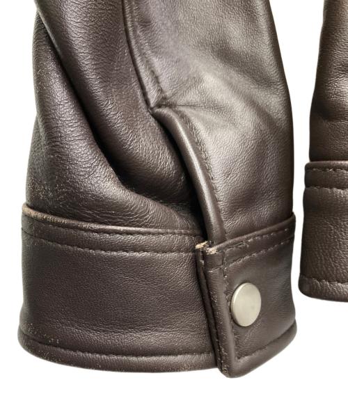 RATTLE TRAP（ラトルトラップ）RATTLE TRAP (ラトルトラップ) シングルライダースジャケット ブラウン サイズ:Sの古着・服飾アイテム