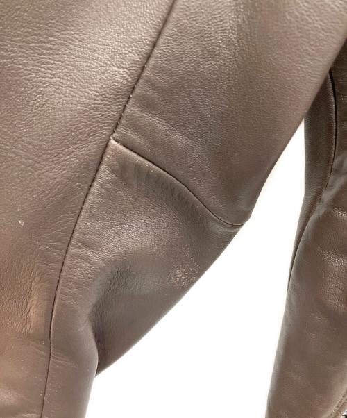 RATTLE TRAP（ラトルトラップ）RATTLE TRAP (ラトルトラップ) シングルライダースジャケット ブラウン サイズ:Sの古着・服飾アイテム