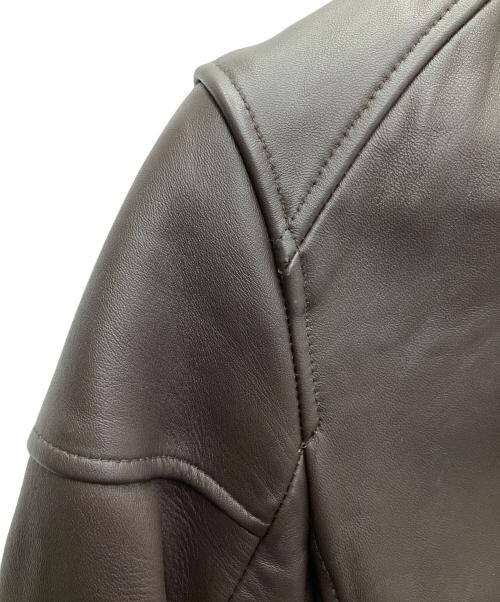 RATTLE TRAP（ラトルトラップ）RATTLE TRAP (ラトルトラップ) シングルライダースジャケット ブラウン サイズ:Sの古着・服飾アイテム