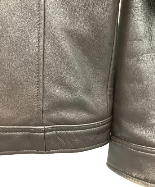 RATTLE TRAP（ラトルトラップ）RATTLE TRAP (ラトルトラップ) シングルライダースジャケット ブラウン サイズ:Sの古着・服飾アイテム