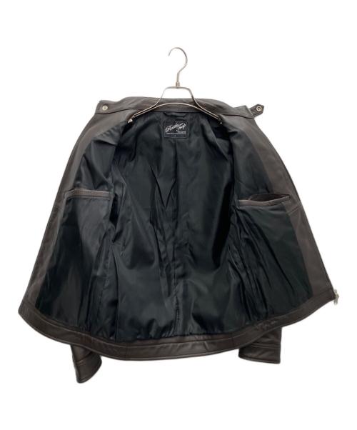 RATTLE TRAP（ラトルトラップ）RATTLE TRAP (ラトルトラップ) シングルライダースジャケット ブラウン サイズ:Sの古着・服飾アイテム