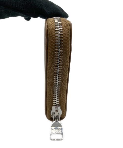 DIESEL（ディーゼル）DIESEL (ディーゼル) ラウンドファスナー長財布 ブラウンの古着・服飾アイテム