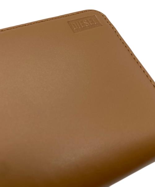 DIESEL（ディーゼル）DIESEL (ディーゼル) ラウンドファスナー長財布 ブラウンの古着・服飾アイテム