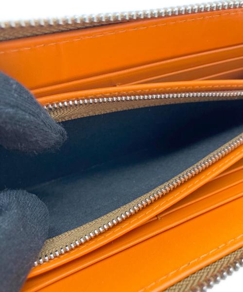 DIESEL（ディーゼル）DIESEL (ディーゼル) ラウンドファスナー長財布 ブラウンの古着・服飾アイテム