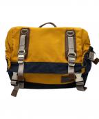 master-pieceマスターピース）の古着「メッセンジャーバッグ」｜イエロー×ネイビー