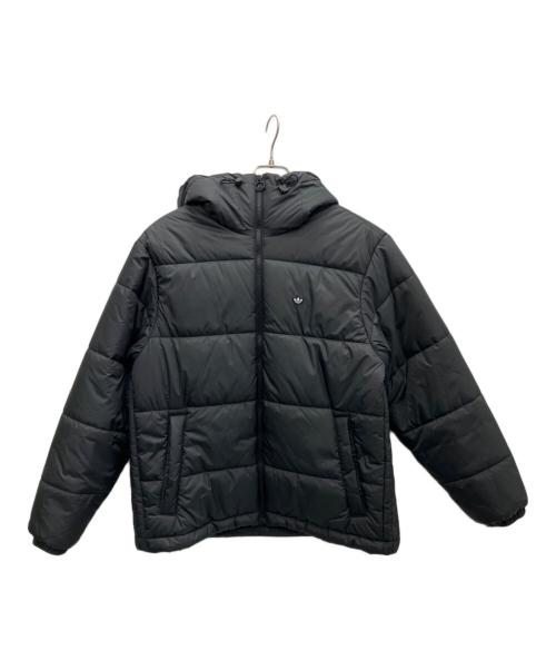 adidas Originals（アディダスオリジナル）adidas originals (アディダスオリジナル) Pad Hooded Puff JKT ブラック サイズ:Lの古着・服飾アイテム