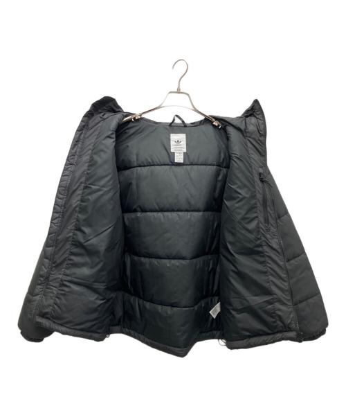 adidas Originals（アディダスオリジナル）adidas originals (アディダスオリジナル) Pad Hooded Puff JKT ブラック サイズ:Lの古着・服飾アイテム