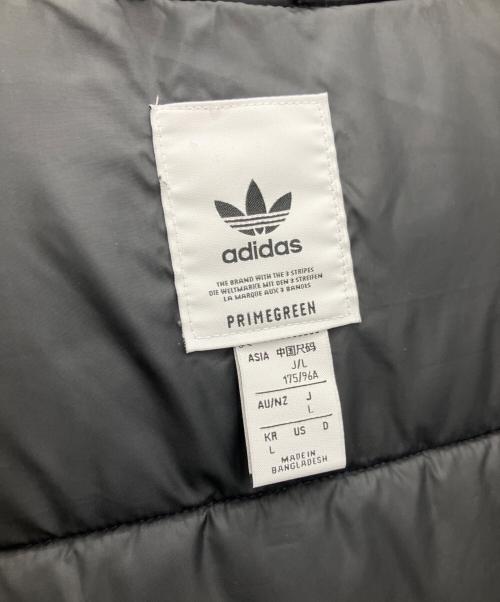 adidas Originals（アディダスオリジナル）adidas originals (アディダスオリジナル) Pad Hooded Puff JKT ブラック サイズ:Lの古着・服飾アイテム