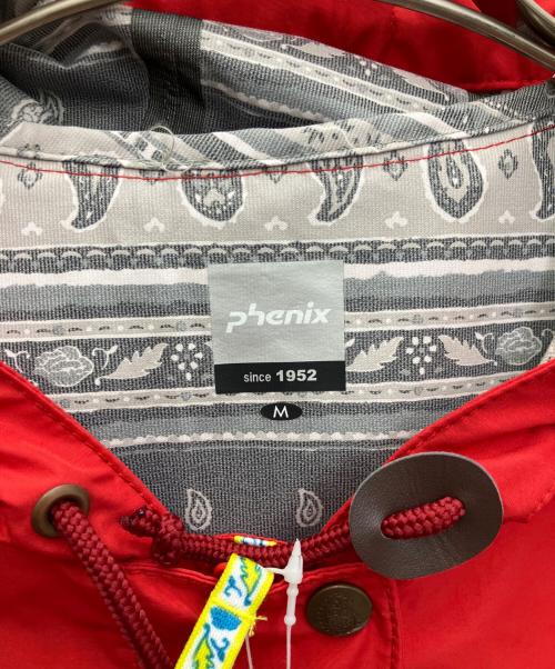 PHENIX（フェニックス）PHENIX (フェニックス) PAISLEY TRANSIT JACKET レッド サイズ:M 未使用品の古着・服飾アイテム