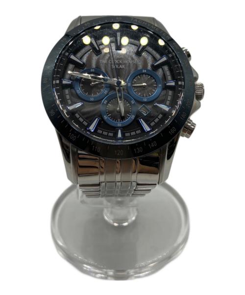 THE CLOCK HOUSE（ザクロックハウス）THE CLOCK HOUSE (ザクロックハウス) 腕時計 ネイビーの古着・服飾アイテム