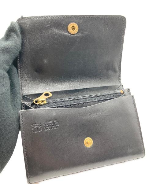 IL BISONTE（イル ビゾンテ）IL BISONTE (イル ビゾンテ) 2つ折り財布 ブラックの古着・服飾アイテム