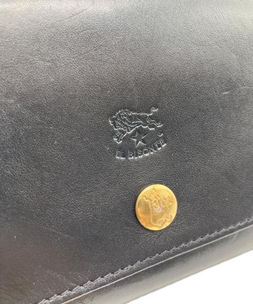IL BISONTE（イル ビゾンテ）IL BISONTE (イル ビゾンテ) 2つ折り財布 ブラックの古着・服飾アイテム