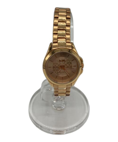 COACH（コーチ）COACH (コーチ) リビーウォッチ ローズゴールドの古着・服飾アイテム