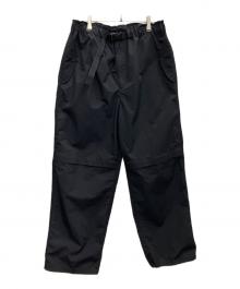 BEAUTY&YOUTH（ビューティーアンドユース）の古着「ナイロンコットンスノーパンツ」｜ブラック