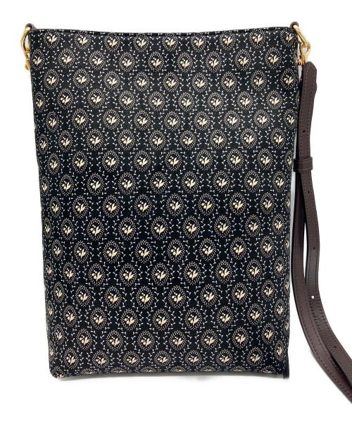 印傳屋（インデンヤ）印傳屋 (インデンヤ) ショルダーバッグ 甲州印伝 更紗 ブラックの古着・服飾アイテム