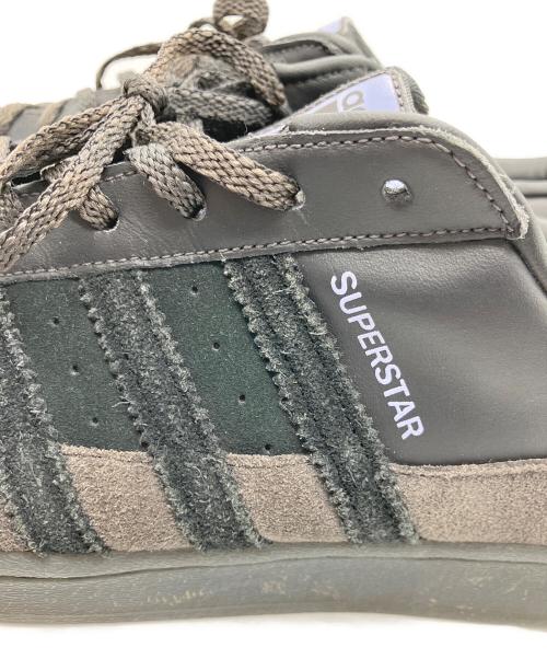 adidas（アディダス）adidas (アディダス) Superstar Smooth Leather and Suede ブラック サイズ:28.5の古着・服飾アイテム