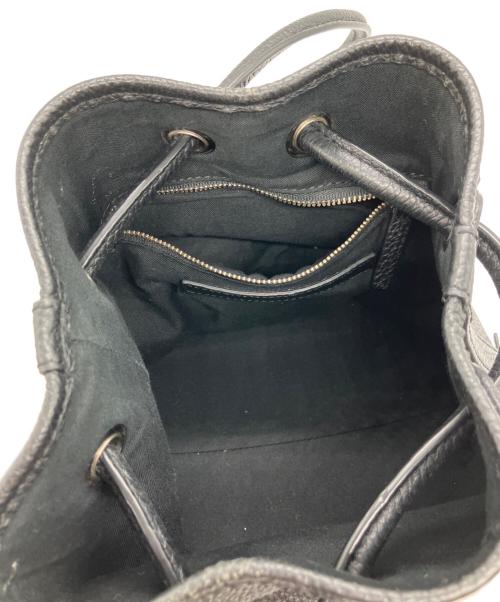 VASIC（ヴァジック）VASIC (ヴァジック) 巾着バッグ ブラックの古着・服飾アイテム