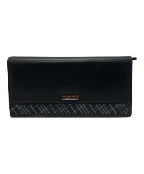 BURBERRY BLACK LABEL（バーバリーブラックレーベル）BURBERRY BLACK LABEL (バーバリーブラックレーベル) 長財布 ブラックの古着・服飾アイテム