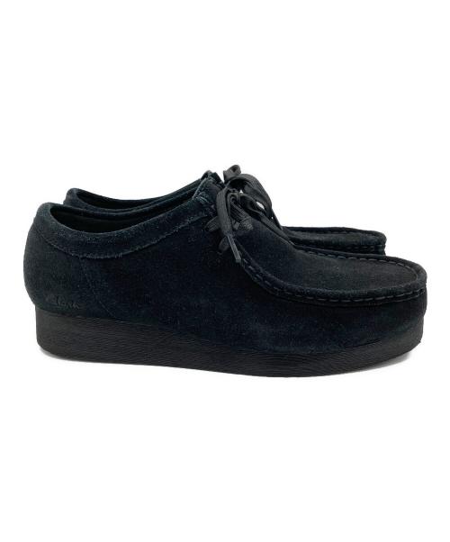 CLARKS（クラークス）CLARKS (クラークス) ワラビーシューズ ブラック サイズ:26.5の古着・服飾アイテム