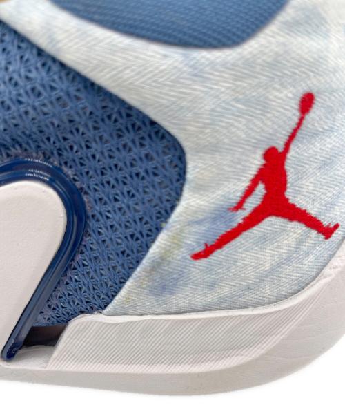 NIKE（ナイキ）NIKE (ナイキ) JORDAN (ジョーダン) JORDAN TATUM 1 PF STONE ホワイト×スカイブルー サイズ:27.5の古着・服飾アイテム