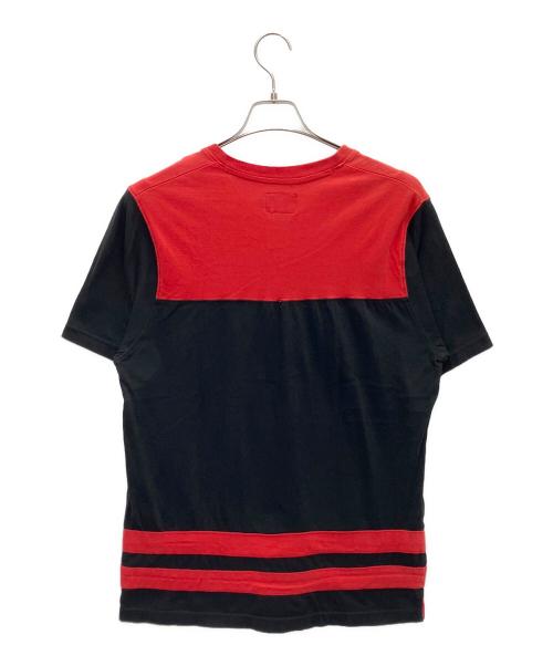 stussy（ステューシー）stussy (ステューシー) 半袖Tシャツ レッド×ブラック サイズ:Mの古着・服飾アイテム